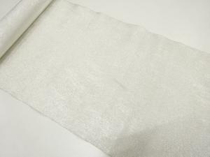 アンティーク　銀糸　帯地反物